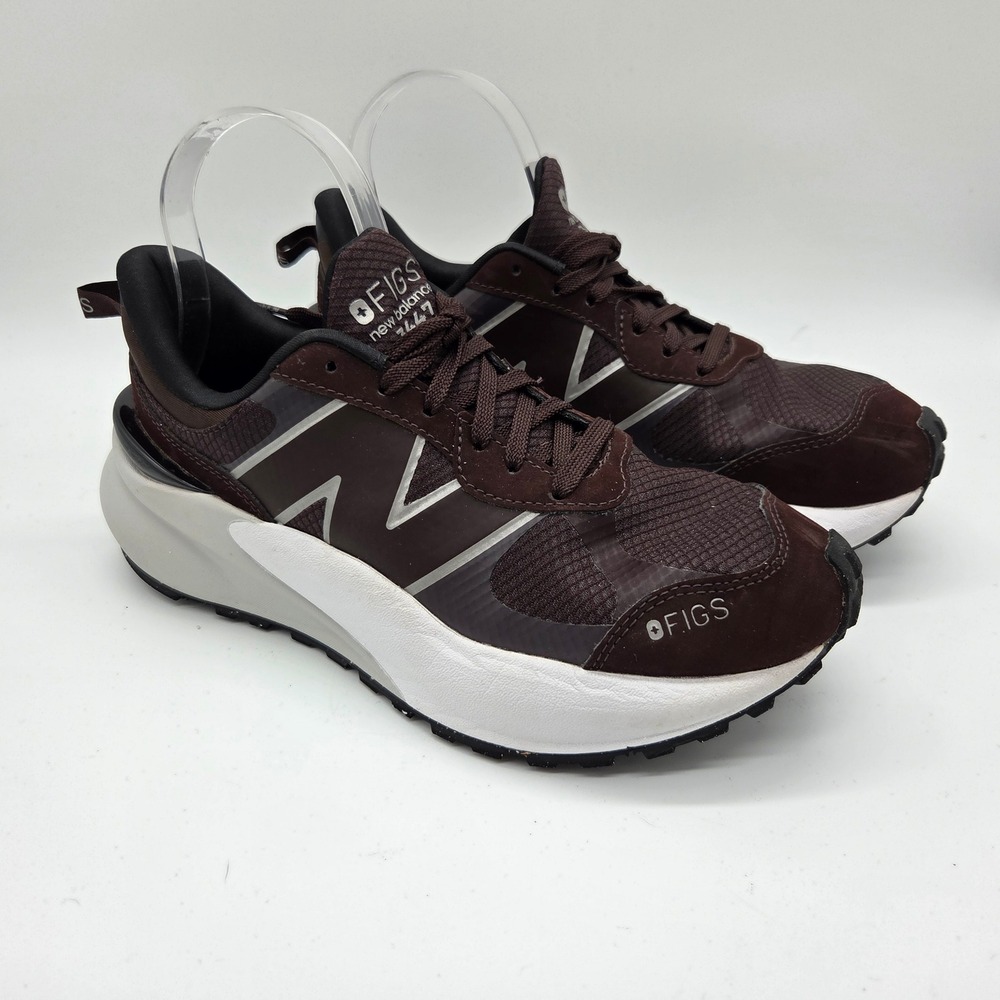 New Balance 3447 Sneakers Womens 8.5 Burgundy FIGS Collaboration U3447LD